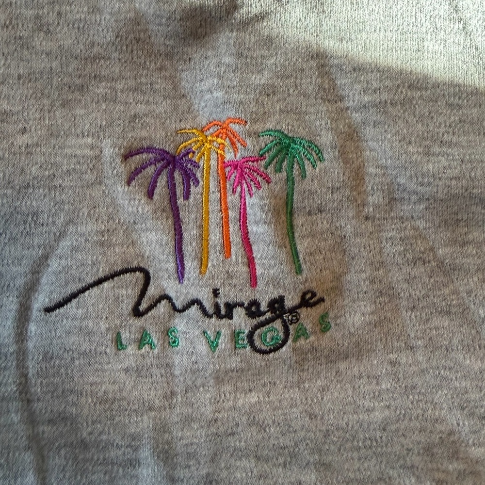 Men's Grey Short-Sleeve Mirage Logo Tee - Picture 3 of 4